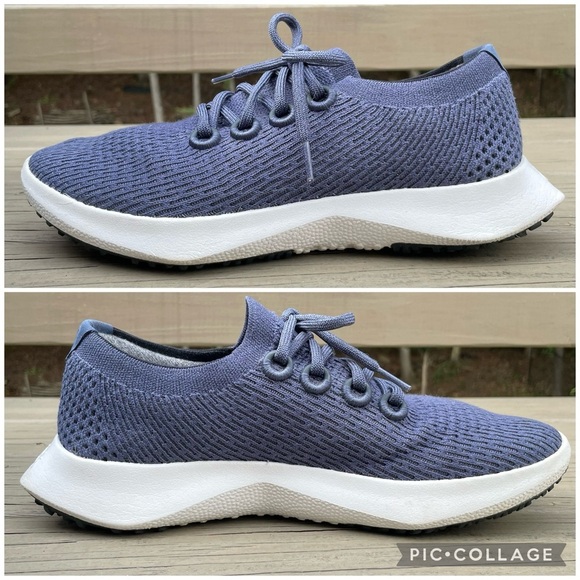 Allbirds Men's Tree Dasher 2 in Hazy Indigo (Blizzard Sole) shoes size 9.5 - Picture 9 of 14